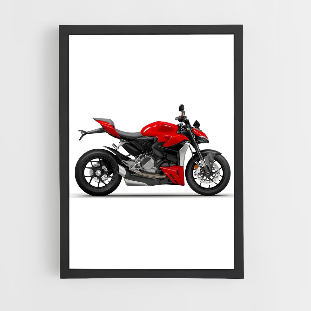 Poster Streetfighter v intrépide – affiche Ducati (vue 2)